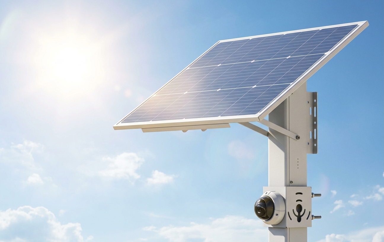 Kyla solar panel by Aztech installed outdoors in Singapore